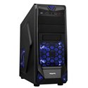 CiT Black Widow Mesh Gaming Case Black/Blue (No PSU) (508)